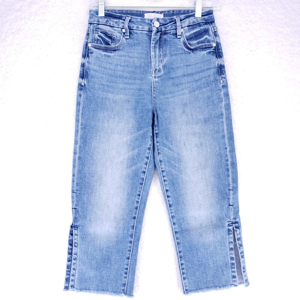 Habitual Elara Capri Womens Size 25 High Rise Denim Casual Pants